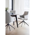 CHAISE LAUREL STRESSLESS DOSSIER BAS ACCOUDOIRS  (tissu)